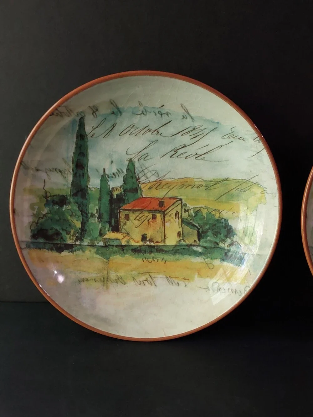 NEW Williams-Sonoma PAYSAGE SOUP/PASTA Bowls 10 in Dia STYLE B